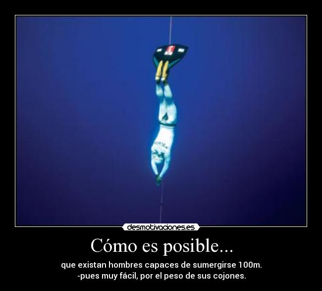 carteles buceo world record cavediver mar desmotivaciones