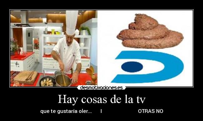 Hay cosas de la tv - que te gustaría oler...       I                             OTRAS NO