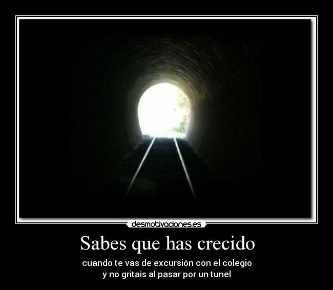 carteles tunel desmotivaciones