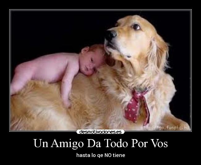 Un Amigo Da Todo Por Vos - hasta lo qe NO tiene