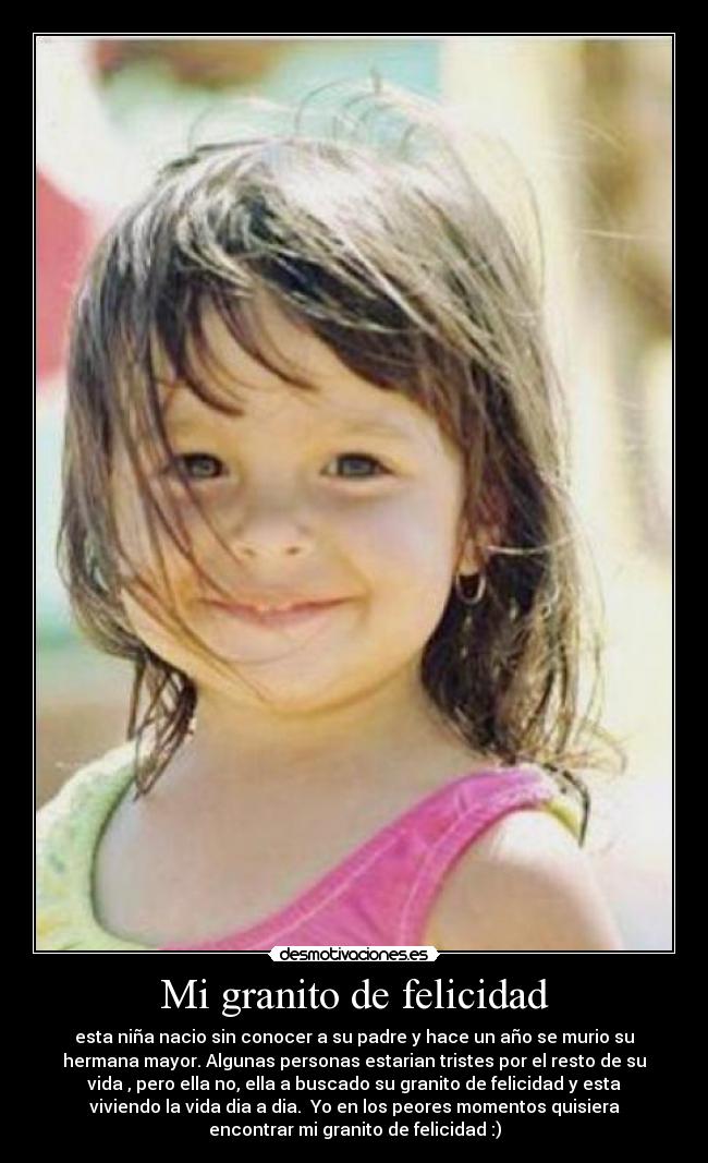 Mi granito de felicidad -