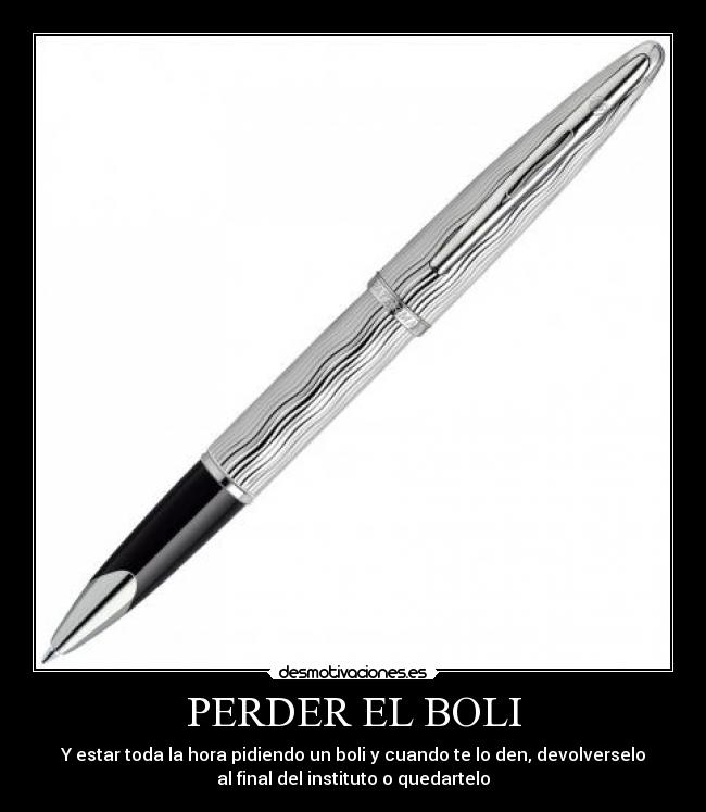 PERDER EL BOLI -