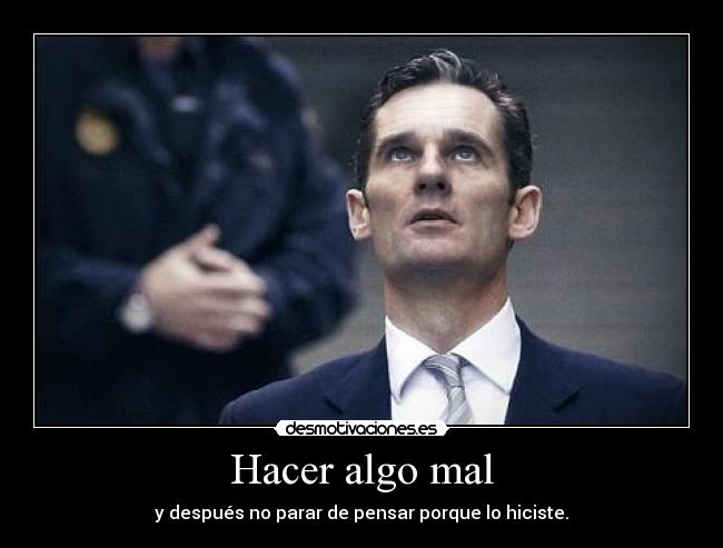 Hacer algo mal - 