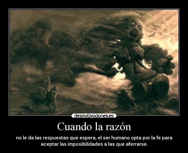 Cuando la razón - 