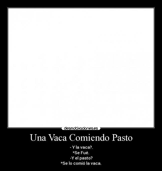 Una Vaca Comiendo Pasto - 