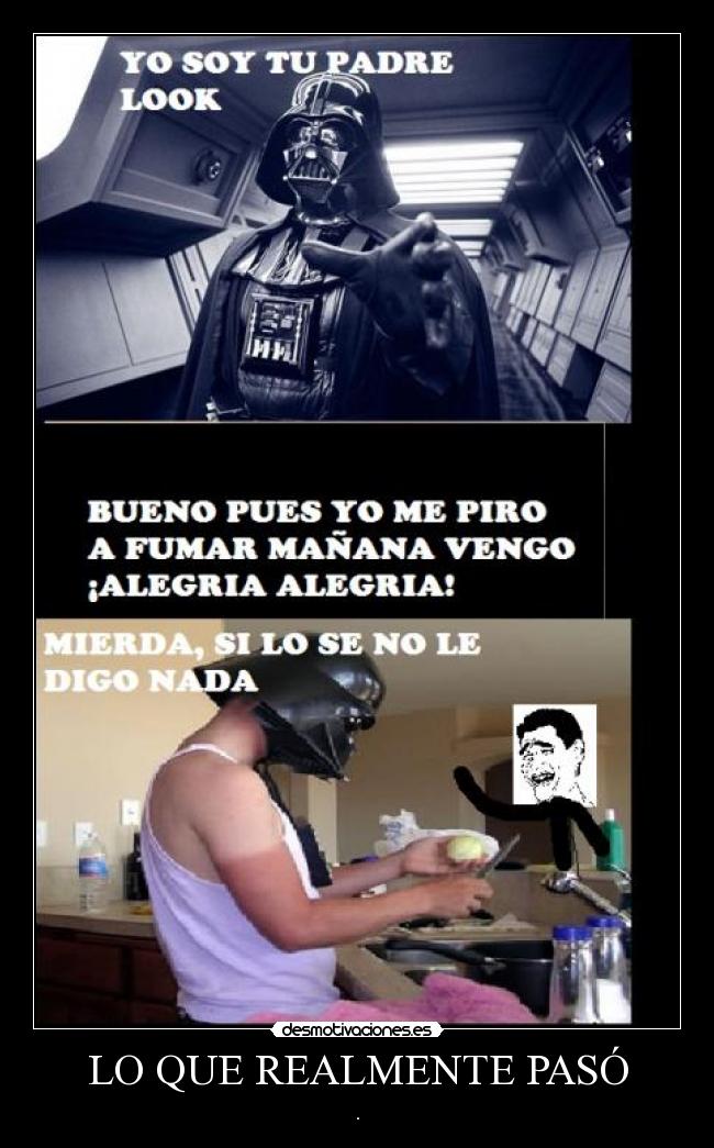 carteles darth vader desmotivaciones