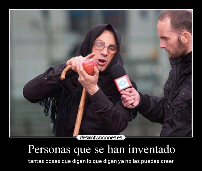 Personas que se han inventado - 