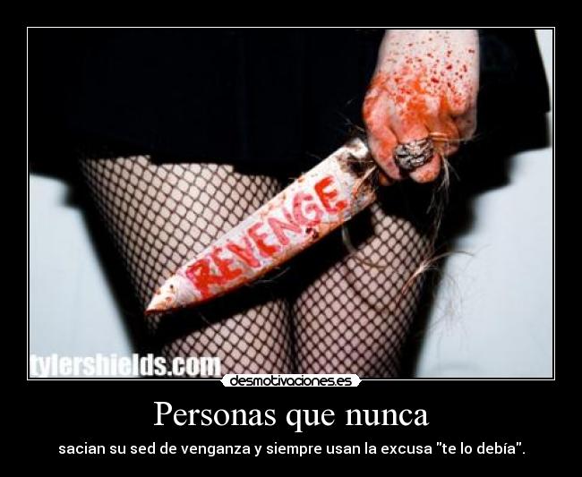 Personas que nunca - 