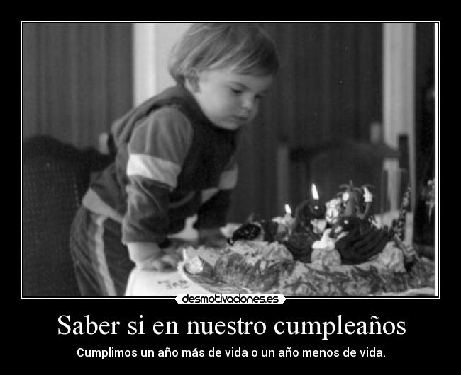 Saber si en nuestro cumpleaños -