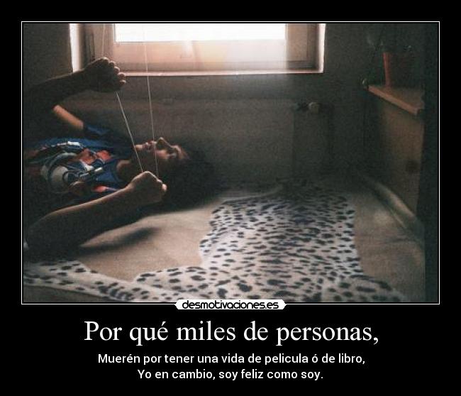 Por qué miles de personas, - 