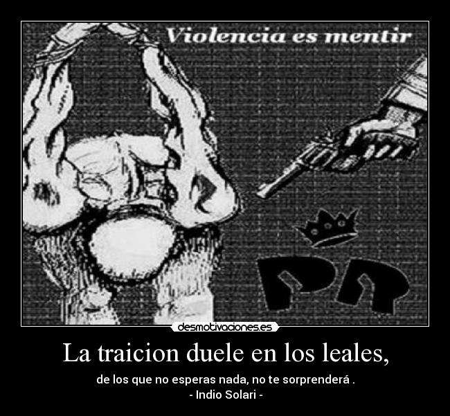 carteles traicion desmotivaciones