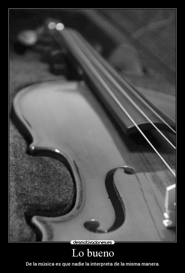 Lo bueno -