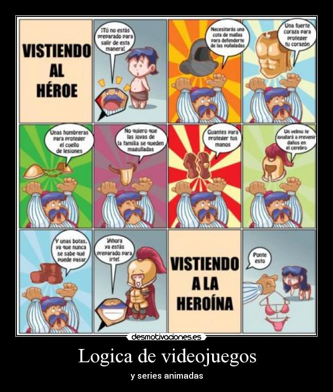 Logica de videojuegos - y series animadas