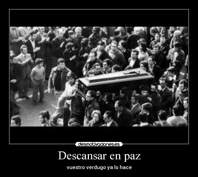 Descansar en paz - 