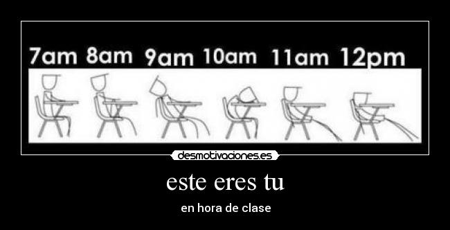 este eres tu - en hora de clase