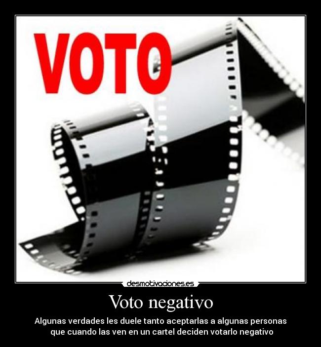 Voto negativo - 
