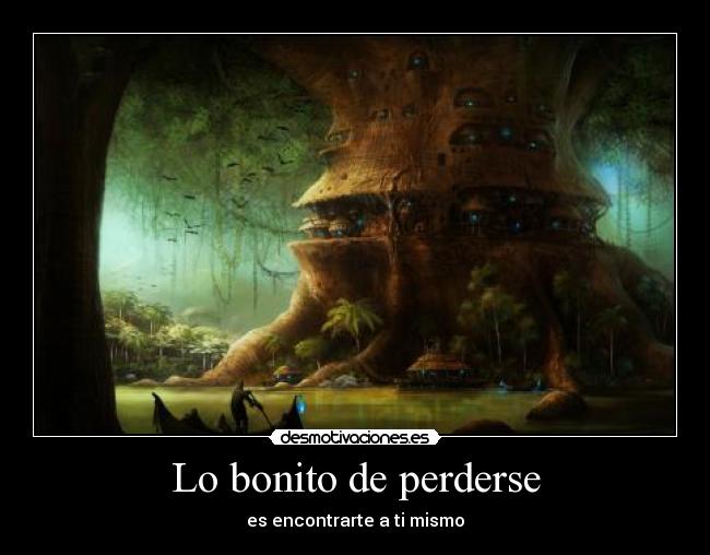 Lo bonito de perderse -