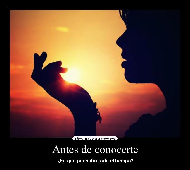 Antes de conocerte -