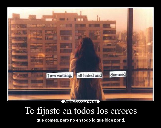 Te fijaste en todos los errores - 