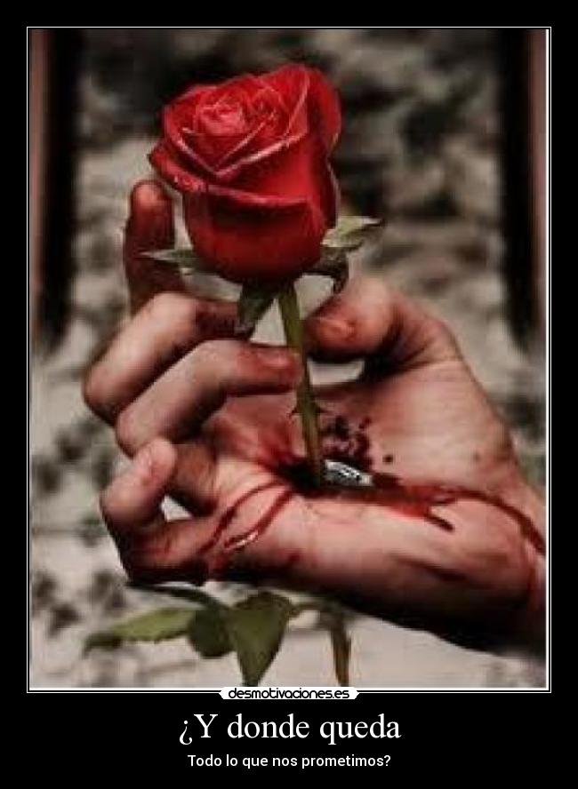¿Y donde queda - Todo lo que nos prometimos?