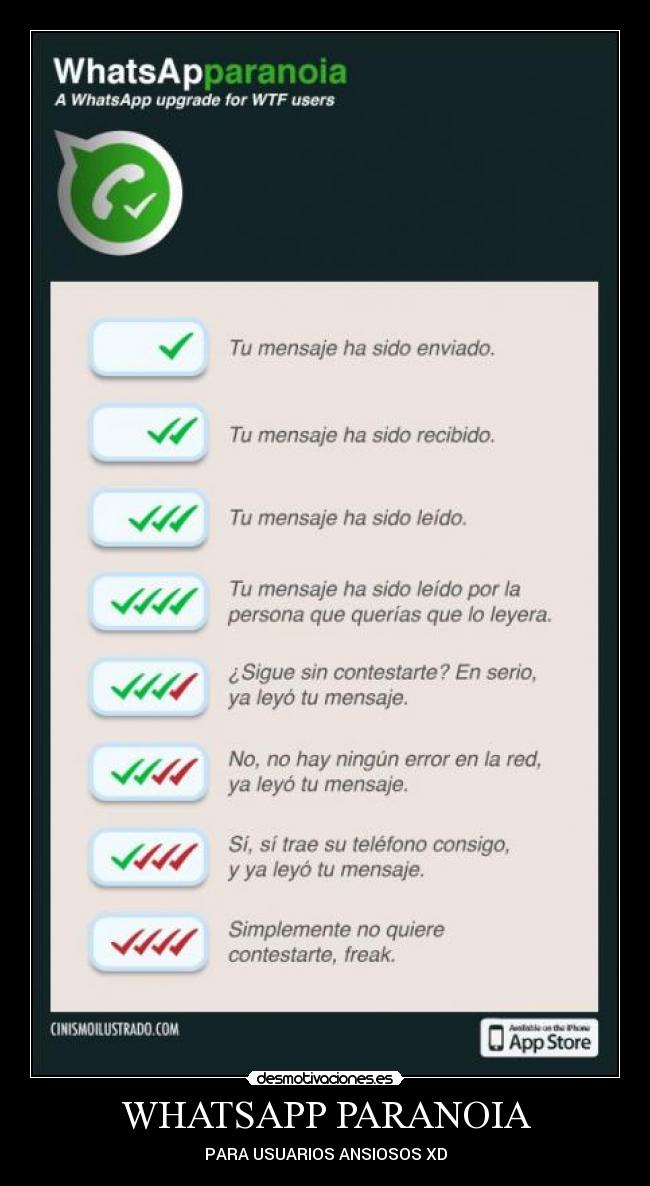 WHATSAPP PARANOIA -