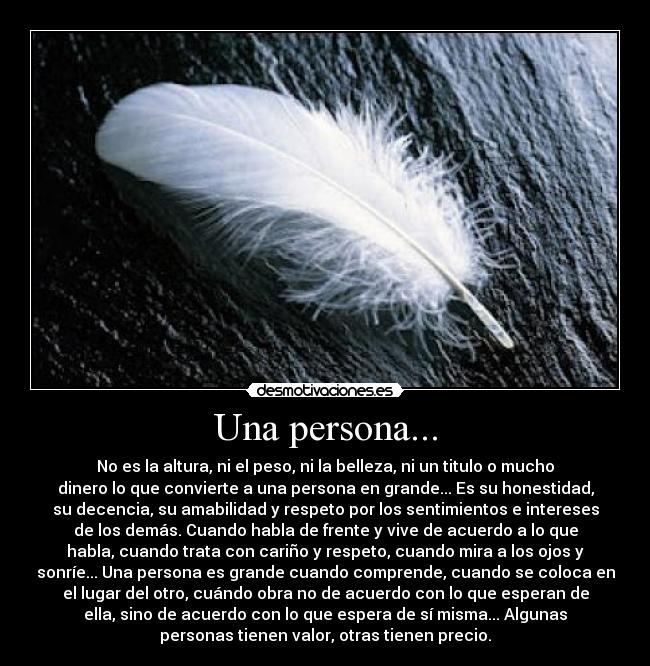 Una persona... - 