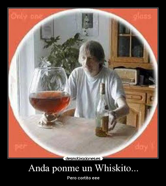 carteles whiskito borracho desmotivaciones