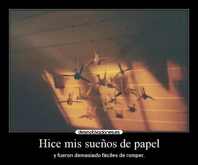 Hice mis sueños de papel - 