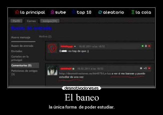 El baneo -