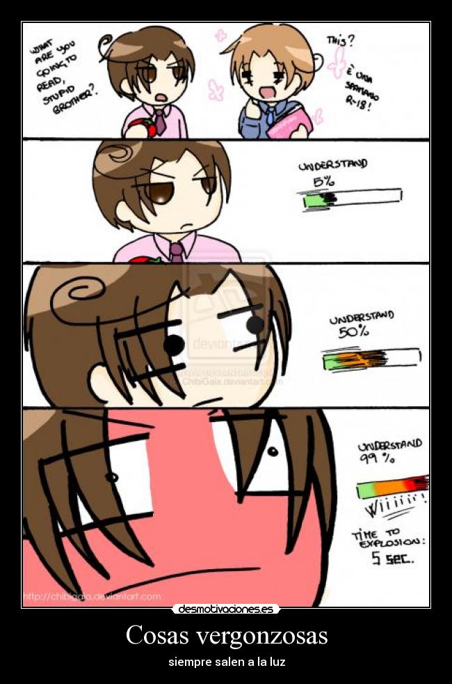 Cosas vergonzosas - siempre salen a la luz