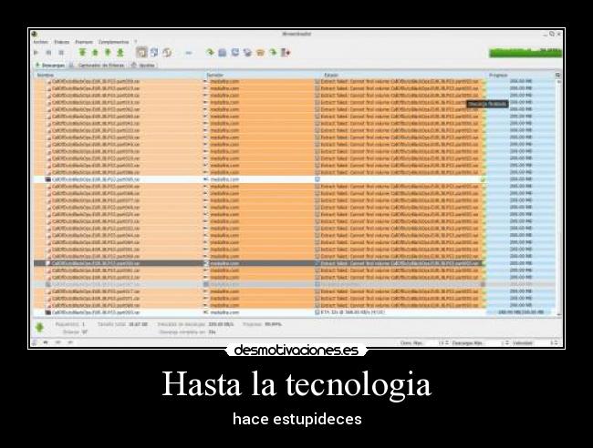 Hasta la tecnologia - hace estupideces