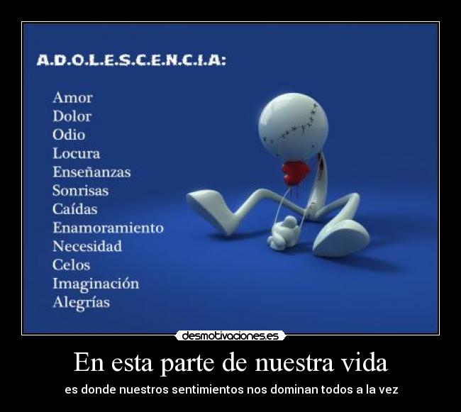 En esta parte de nuestra vida - 