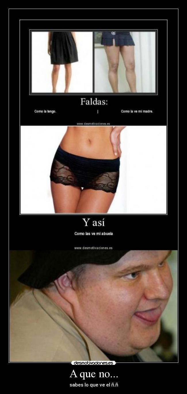 A que no... - sabes lo que ve el ñ.ñ