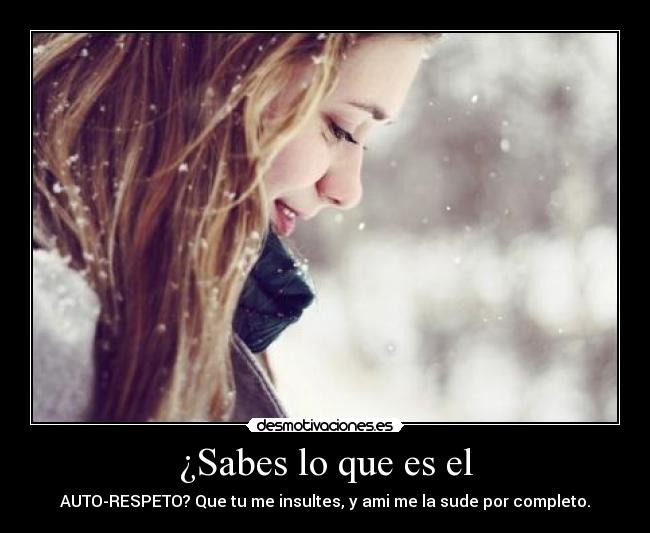 ¿Sabes lo que es el -