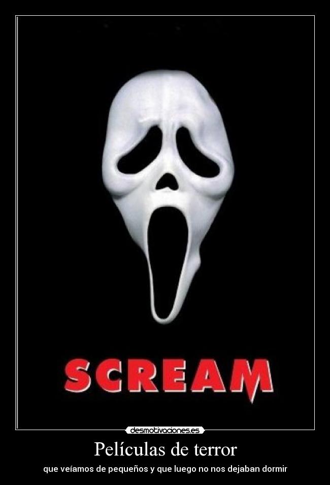 Películas de terror - que veíamos de pequeños y que luego no nos dejaban dormir