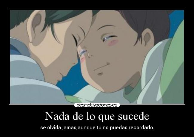 Nada de lo que sucede - 