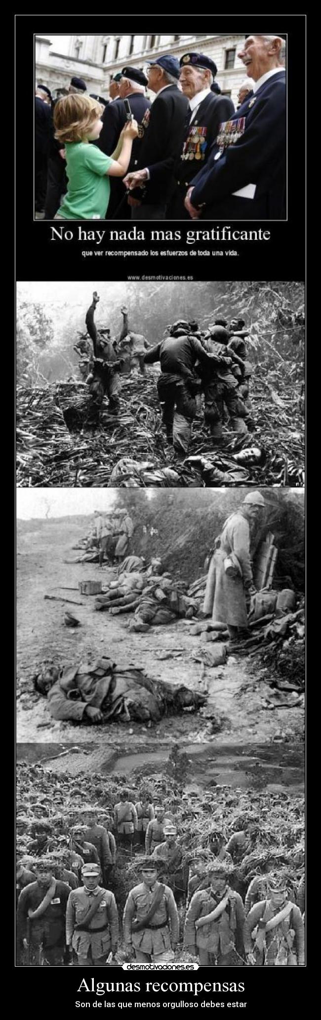 Algunas recompensas - Son de las que menos orgulloso debes estar