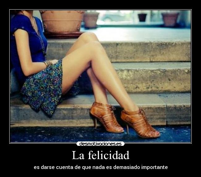 La felicidad -