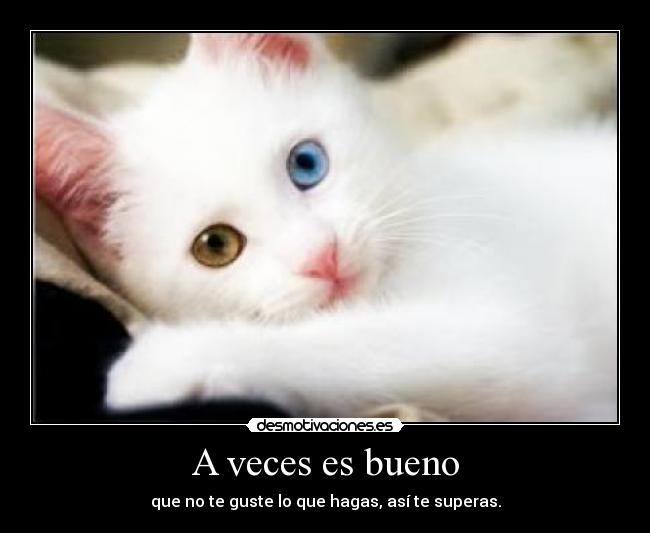 A veces es bueno - 