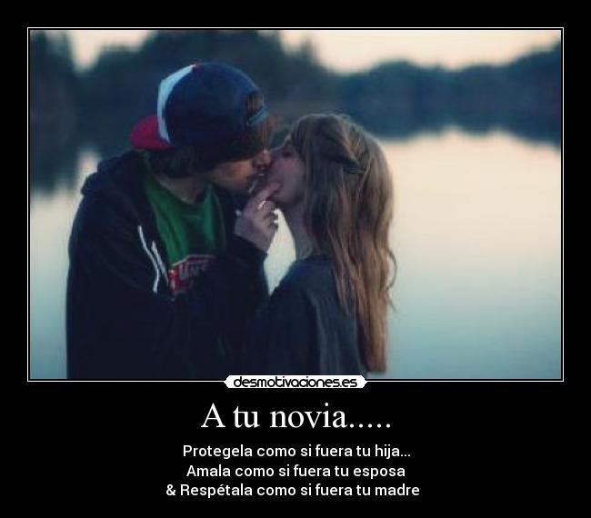 A tu novia..... -
