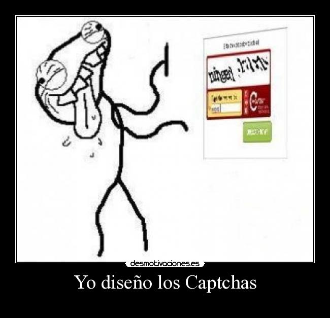 carteles diseno los captchas desmotivaciones