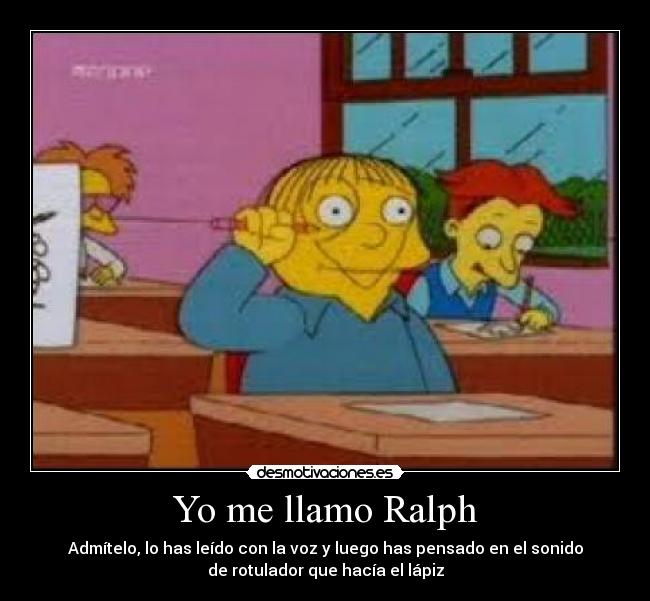Yo me llamo Ralph -