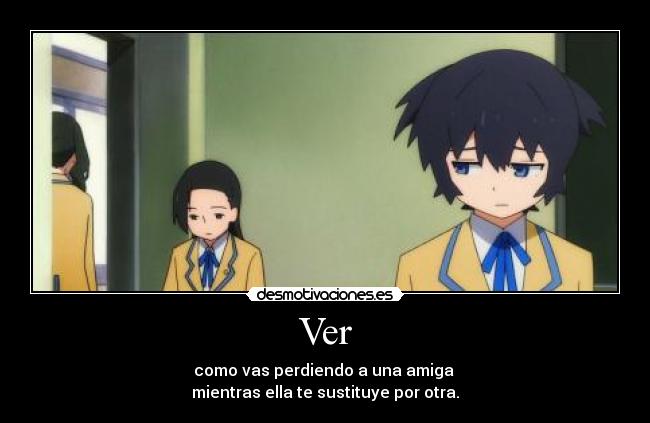 carteles caso muy obvio yomi con mato yuu black rock shooter desmotivaciones