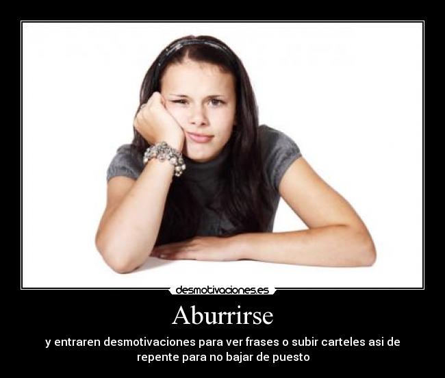 Aburrirse -