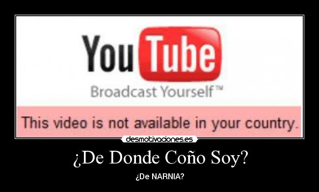 ¿De Donde Coño Soy? -
