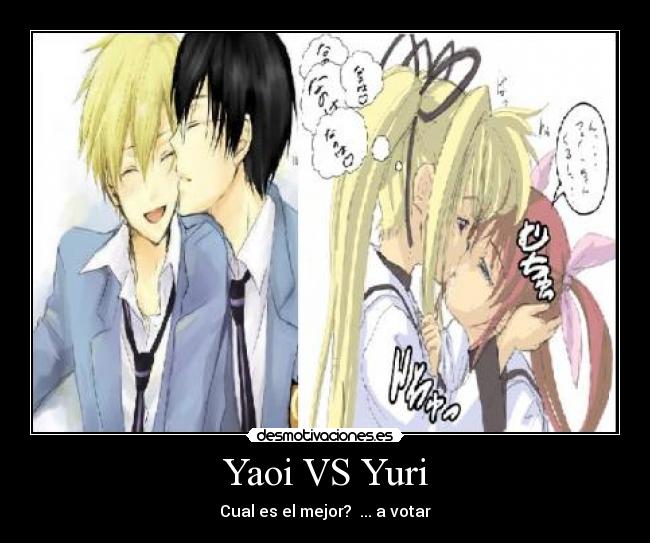 Yaoi VS Yuri - Cual es el mejor? ... a votar