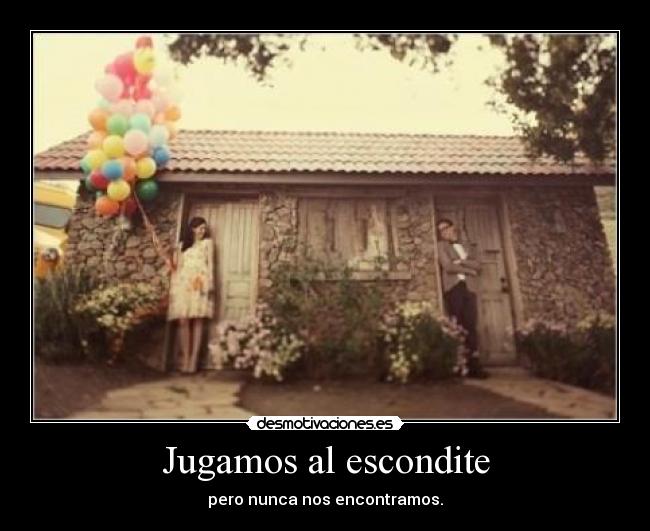 Jugamos al escondite -