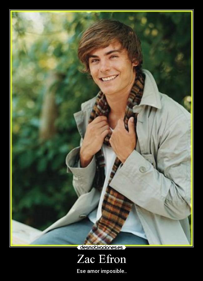 carteles zac efron desmotivaciones