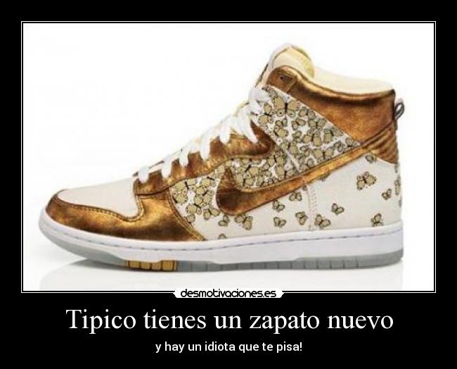 Tipico tienes un zapato nuevo - 