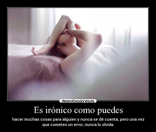 Es irónico como puedes - 